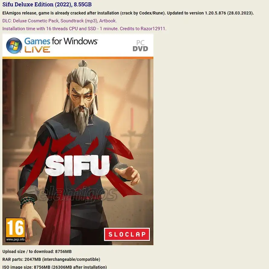 ویژگی های نسخه ElAmigos ویژگی های نسخه ElAmigos