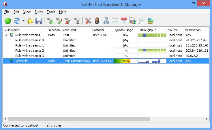 نرم افزار کنترل پهناي باند