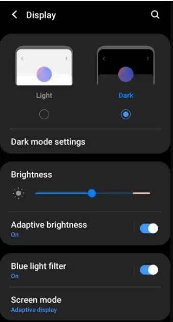 تنظیمات تخلیه سریع شارژ گوشی