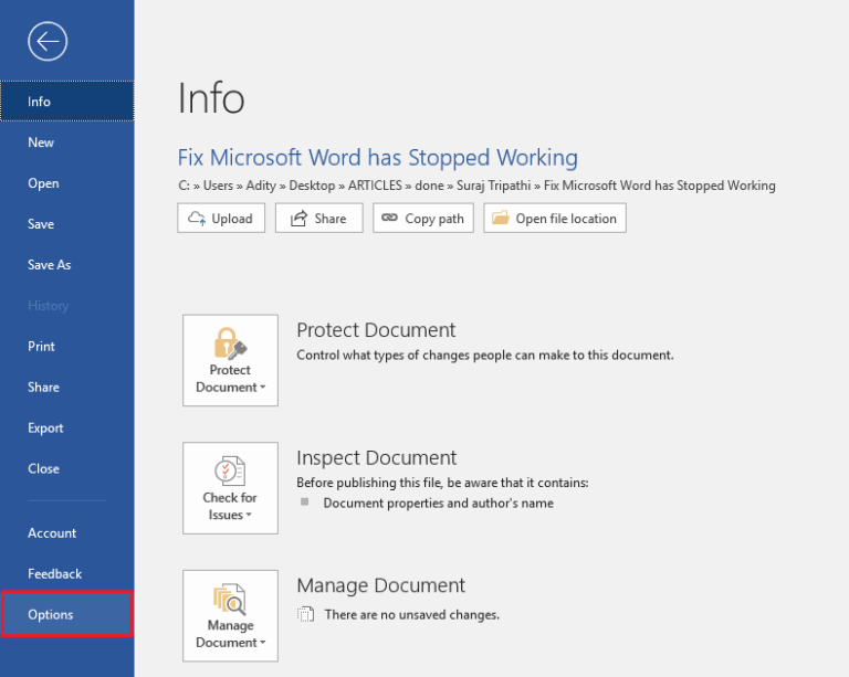 علت تایپ نشدن در ورد 2016 غیر فعال شدن ورد 2016