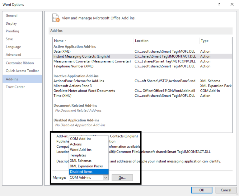 کند شدن ورد دلیل غیرفعال شدن ورد