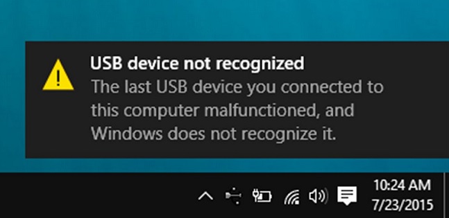 Hardware not recognized Hardware not recognized