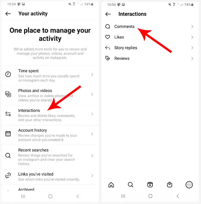 کامنت های لایک شده