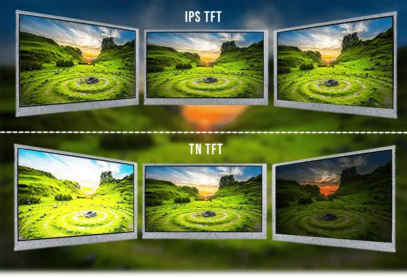 تفاوت صفحه نمایش tft با ips